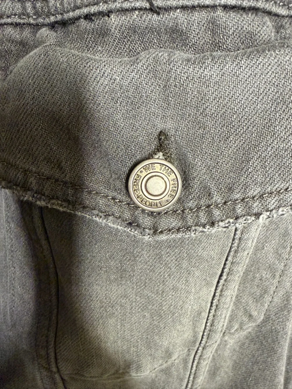 Free People Flawless Hooded Denim Jacket Size XS - Picture 6 of 6